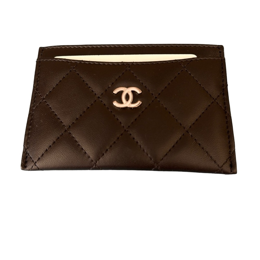 CHANEL credit card wallet black, Never used